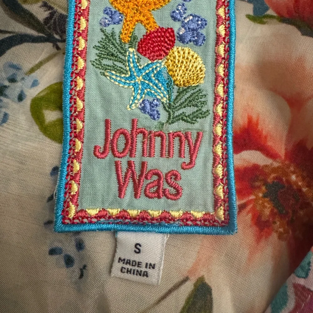Johnny Was Multicolor Floral Patchwork Maxi Dress - Picture 2 of 6